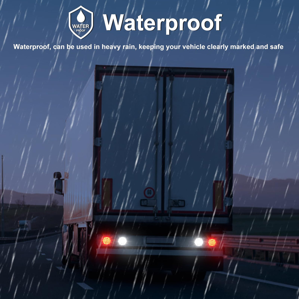 PVerandio mounted on trailer illustrating durable on-road visibility