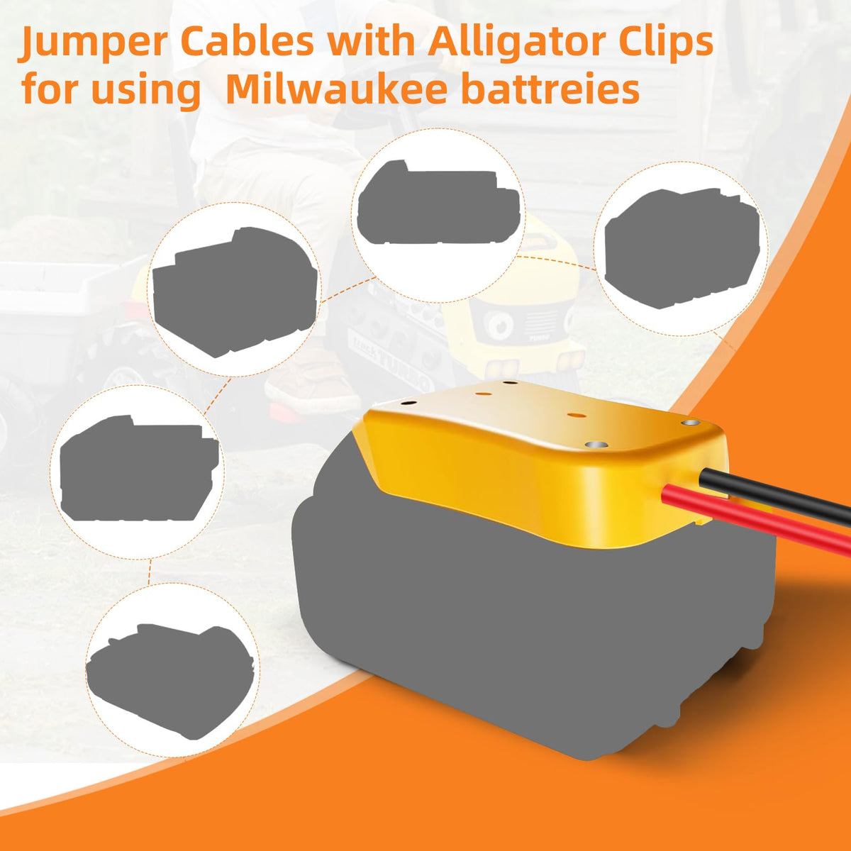 Pxm&MM adapter next to a ruler showing 3.3 ft cable length for reach with minimal voltage drop