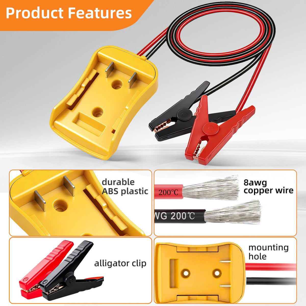 Pxm&MM silicone wire close-up showing 8AWG copper conductor and heat-resistant jacket for durability
