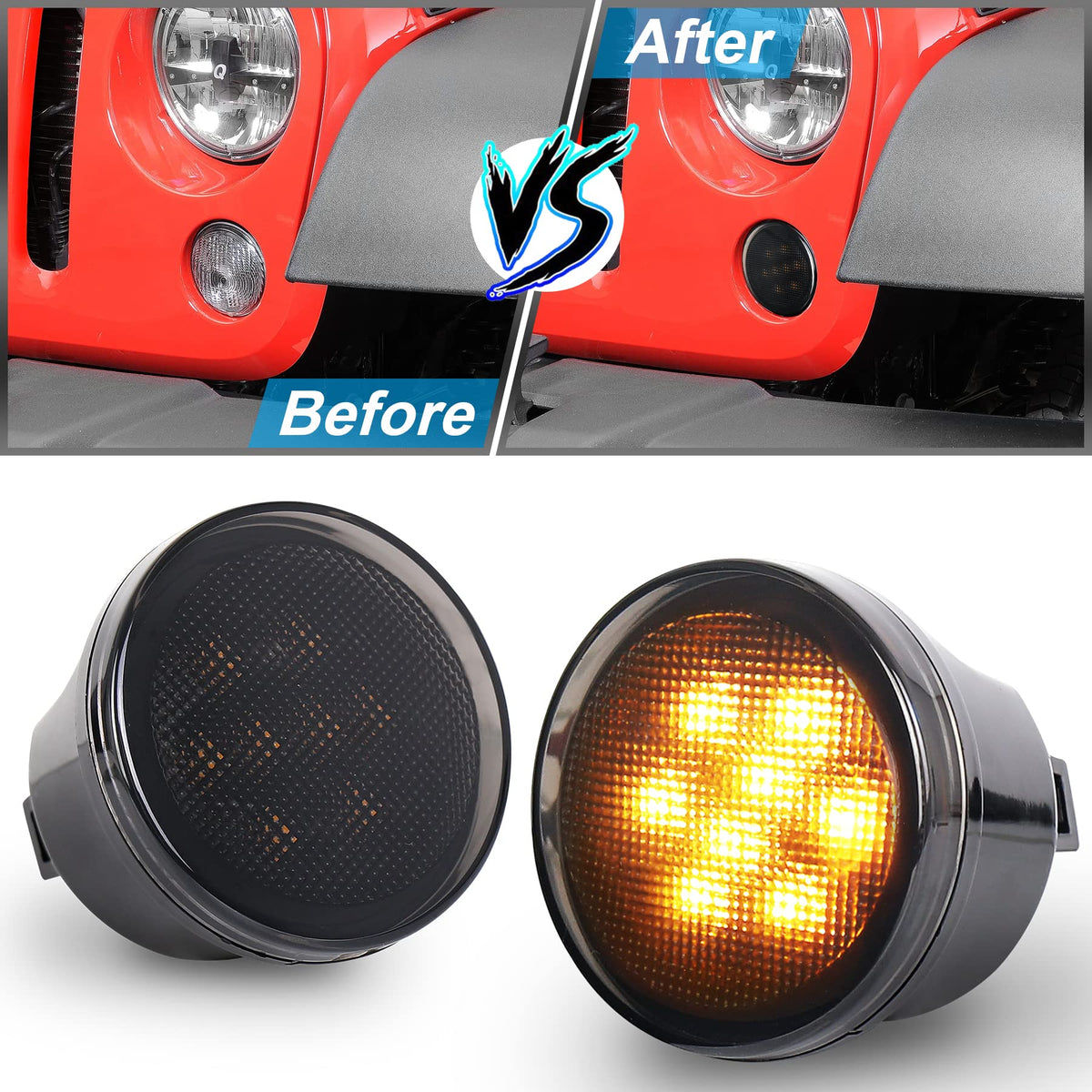 PXPART LED array detail highlighting high-intensity chips for visibility