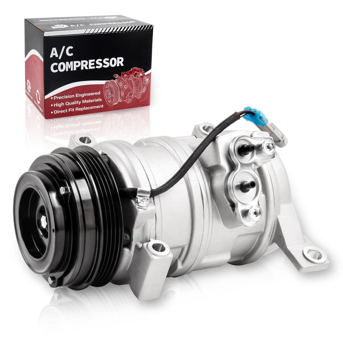 PYHAUTO ac compressor front view showing robust construction and reliable fit