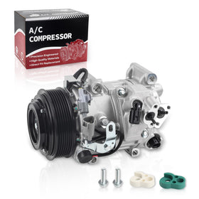 PYHAUTO front view of compressor showing complete assembly and fitment benefits