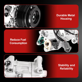 PYHAUTO compressor installed in vehicle engine bay demonstrating direct-fit benefit