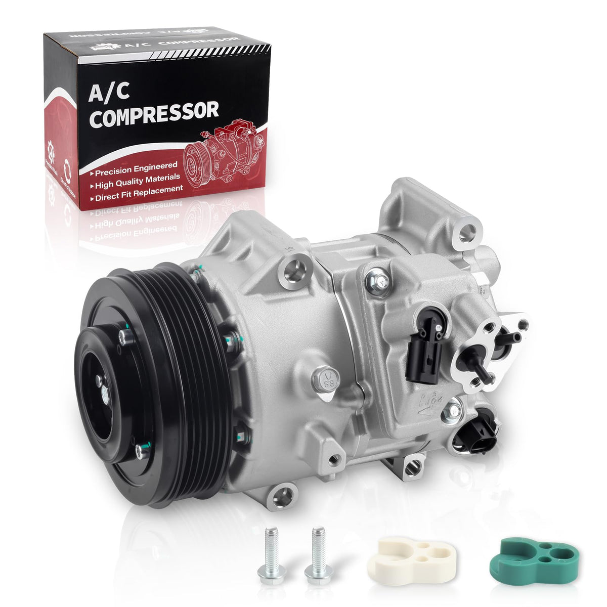 PYHAUTO compressor front view showing complete assembly and ease of replacement