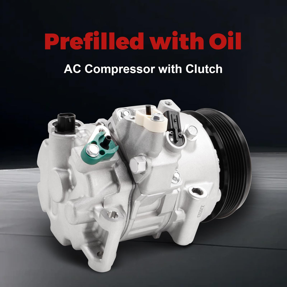 PYHAUTO compressor label and part numbers for accurate fitment verification