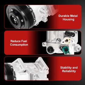 PYHAUTO compressor mounting points detail matching OEM bolt locations for easy install