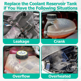PYHAUTO reservoir beside ruler showing correct size and fitment