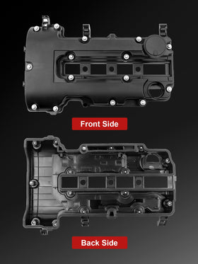 PYHAUTO valve cover installed on engine showing fitment and tidy engine bay