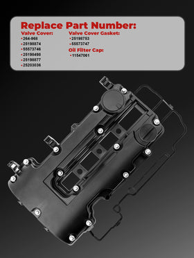 PYHAUTO valve cover packaging and warranty card showing included support