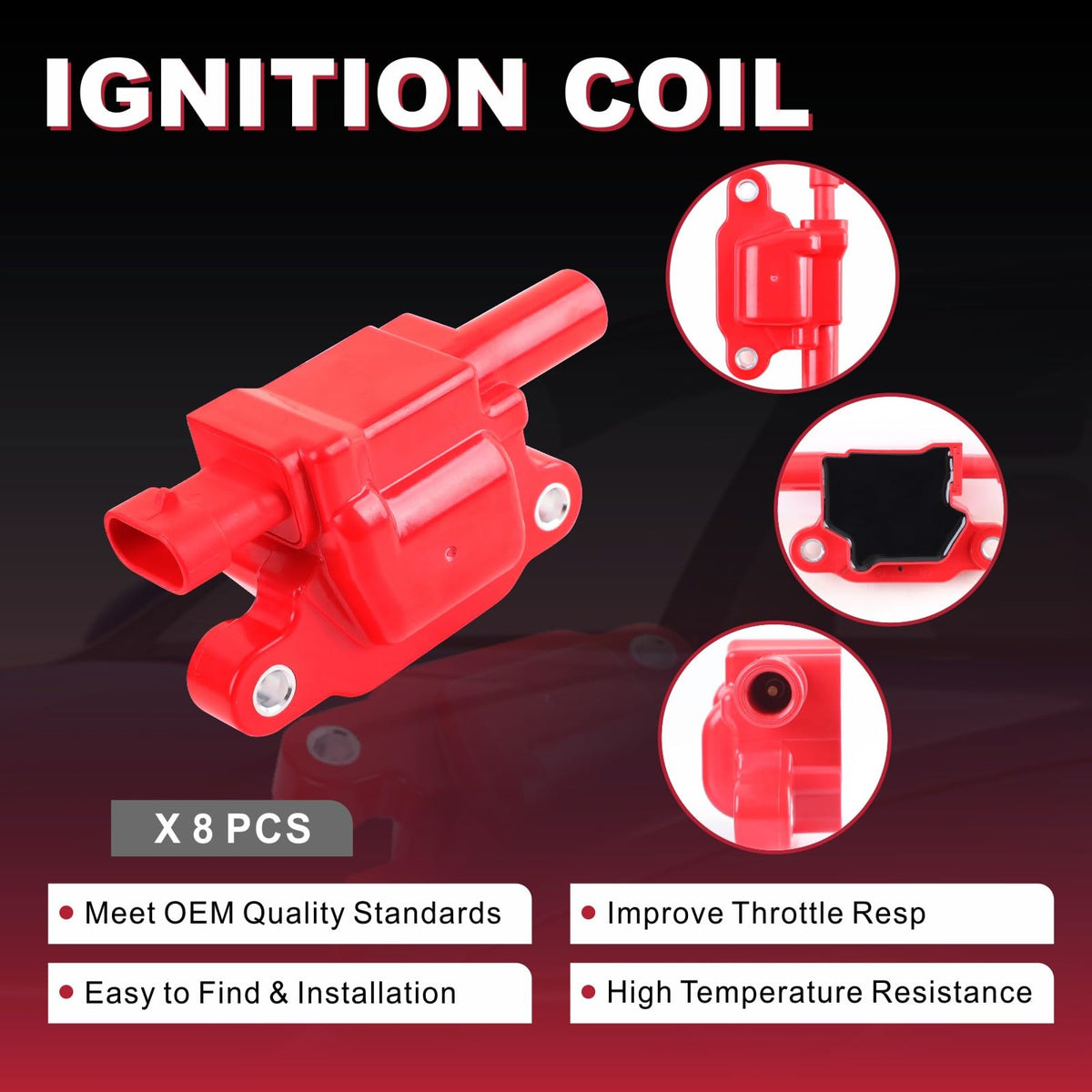 Pynccid installed on 5.3L V8 engine demonstrating direct OE-fit replacement