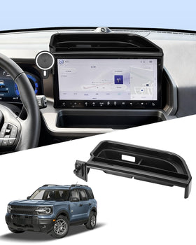 PZK front view mounted on Bronco dashboard showing clean install and improved visibility