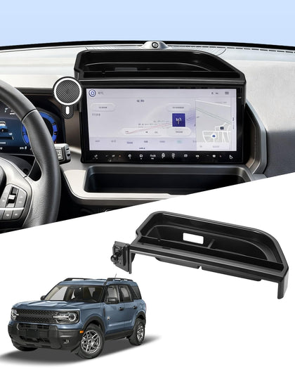 PZK front view mounted on Bronco dashboard showing clean install and improved visibility