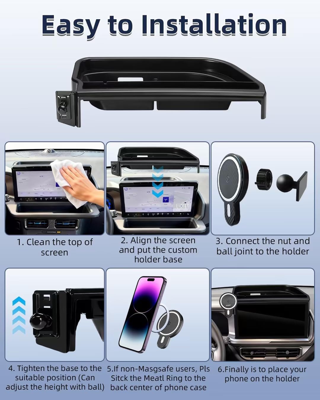 PZK scale shot with wallet and keys to show storage tray capacity and organization