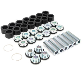 Qagea front packaging showing full A-arm bushing kit and components for easy identification