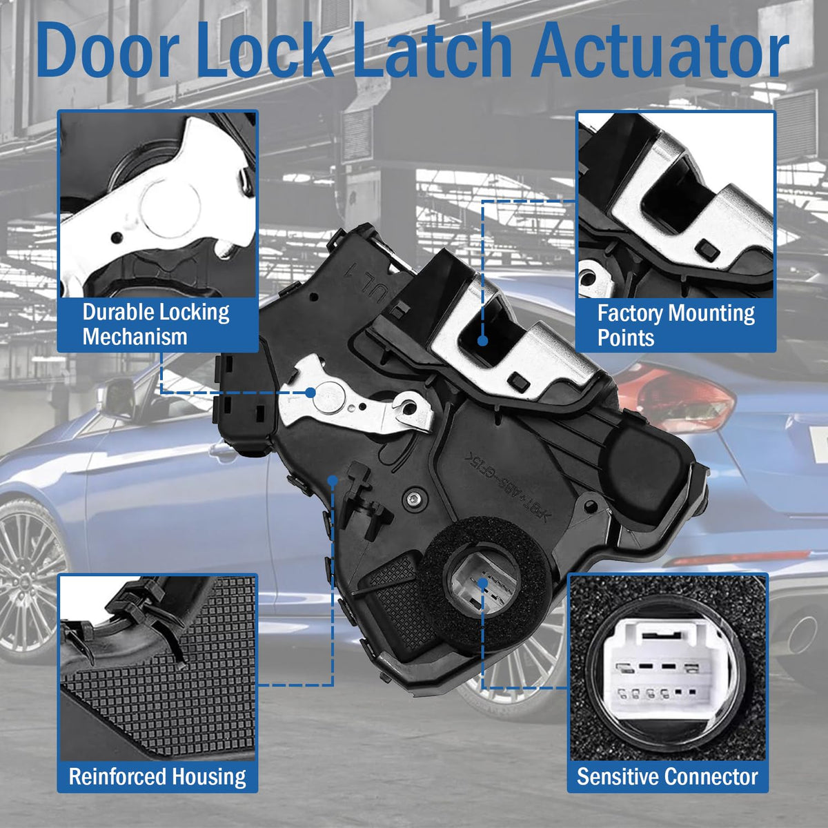 Qagea actuator packaged box with mounting hardware for simple install