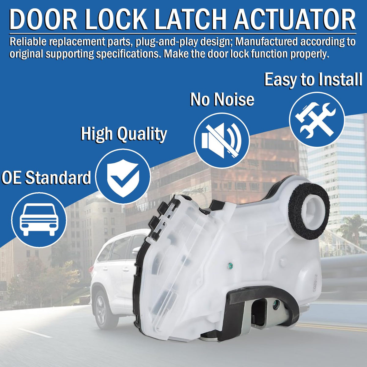 Qagea actuator side profile mounted illustrating correct alignment and secure fit
