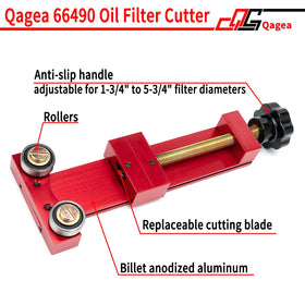 Qagea blade close-up showing hardened steel edge for cleaner cuts
