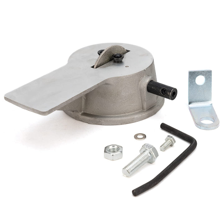 Qagea front view of piston ring filer showing compact design and stable base