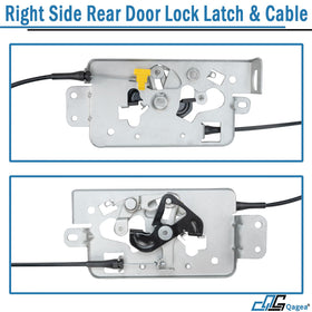 Qagea latch material detail showing corrosion-resistant metal for long-lasting wear