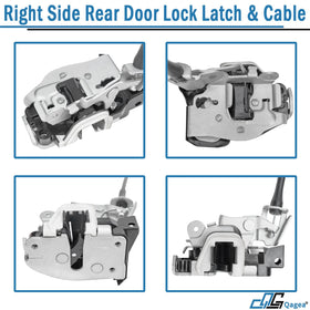 Qagea latch mounted in a truck door demonstrating easy installation and restored function
