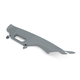 Qagea left a-pillar trim front view showing OEM fit and clean finish