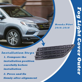 Qagea installed on Honda Pilot front showing improved curb appeal
