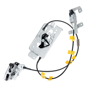 Qagea rear door latch front view showing precise fit and improved door security