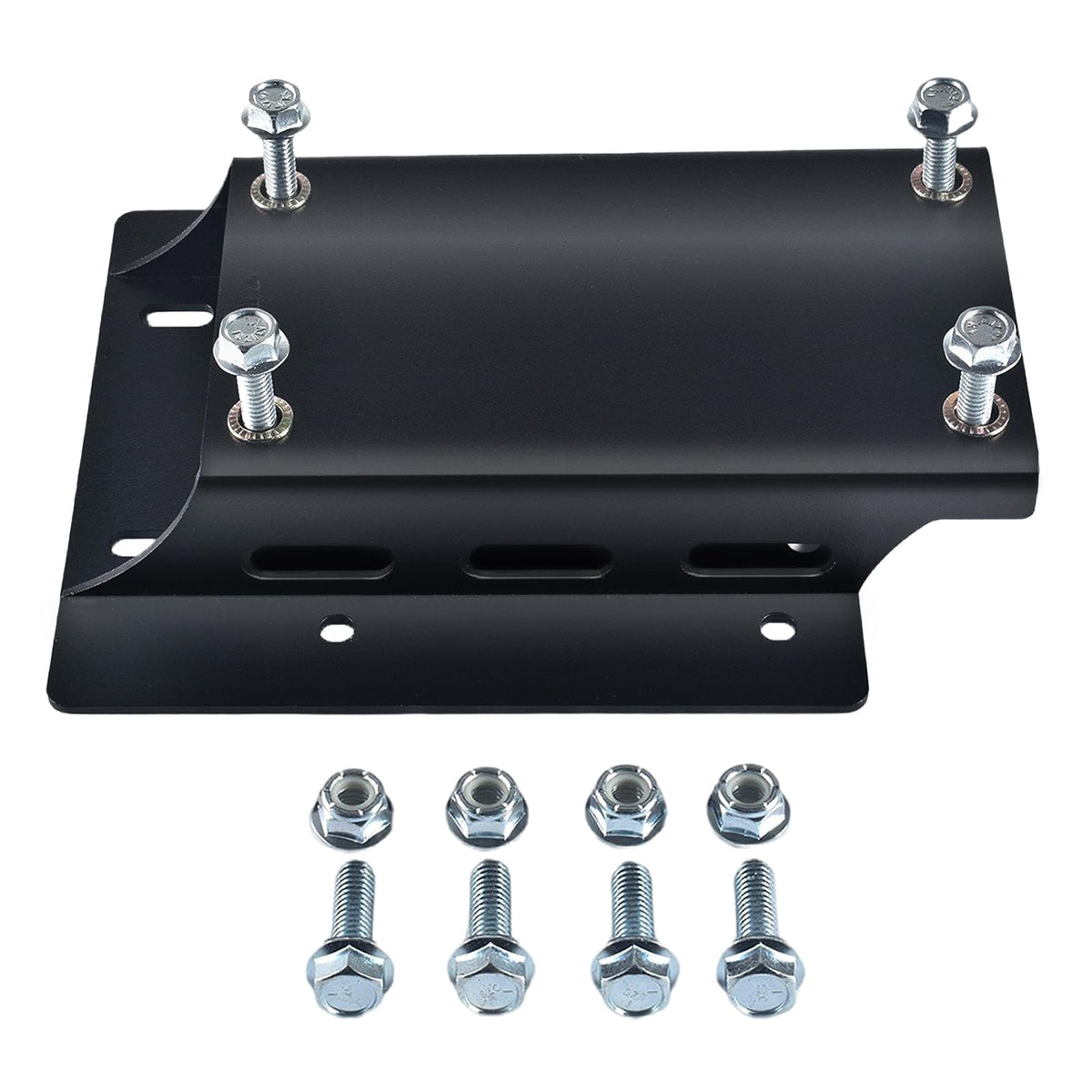 QASKEHKT front view riser plate showing bolt pattern and fit benefits