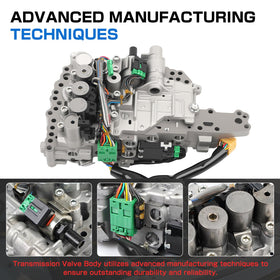 QBselecar stepper motor and solenoid detail highlighting integrated electrical connectors