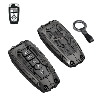 QBUC front view key fob cover shows sleek protection and improved grip