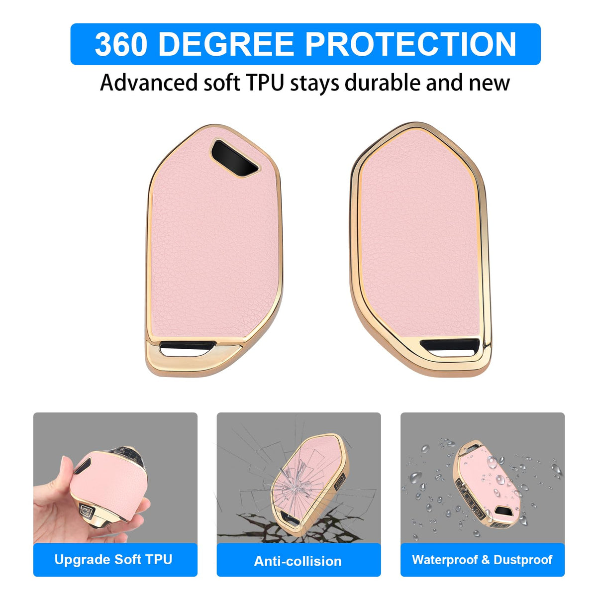 QBUC pink precise button cutouts maintaining full function