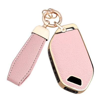 QBUC pink front view showing neat fit and stylish protection
