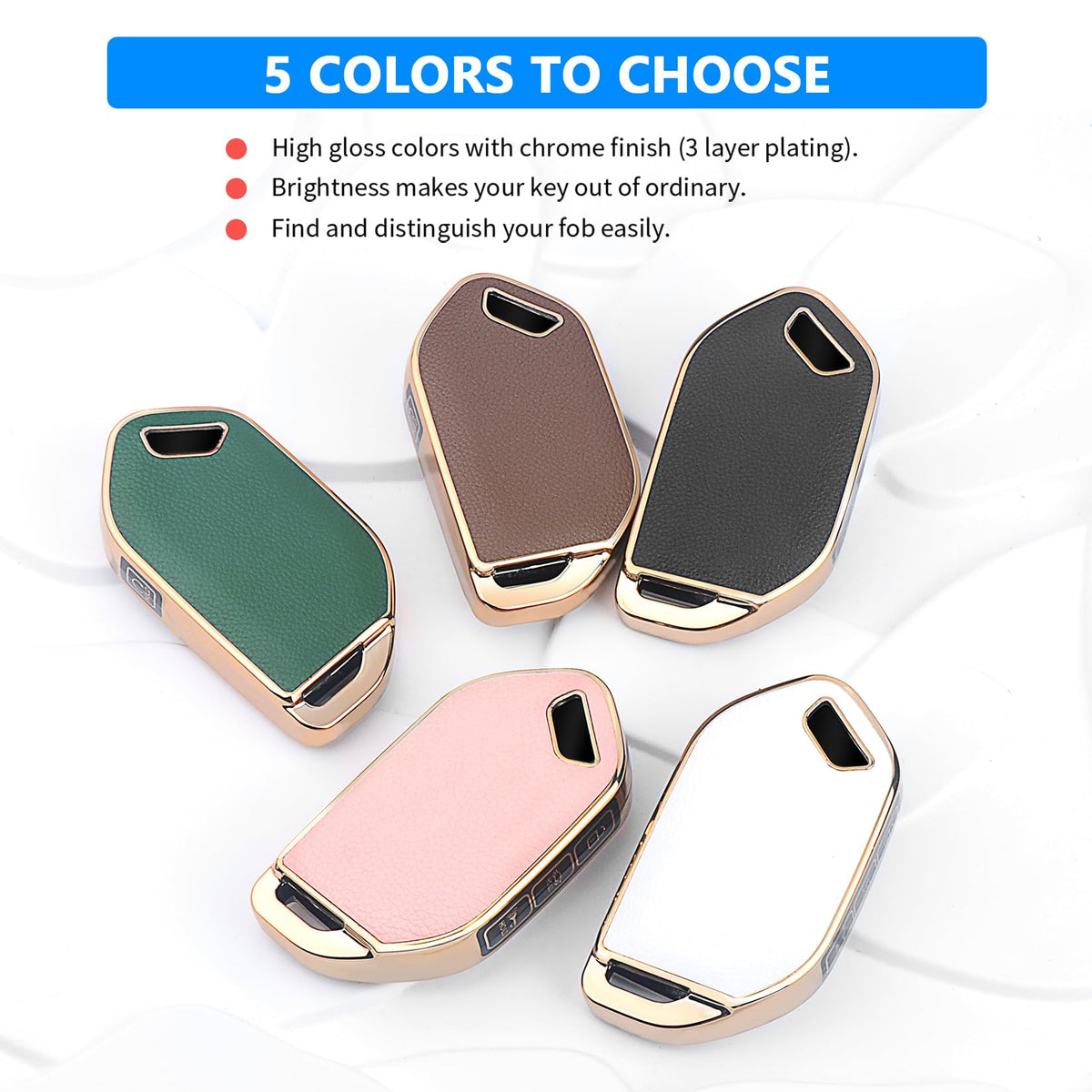 QBUC pink on keyring in lifestyle shot gifting-ready appearance