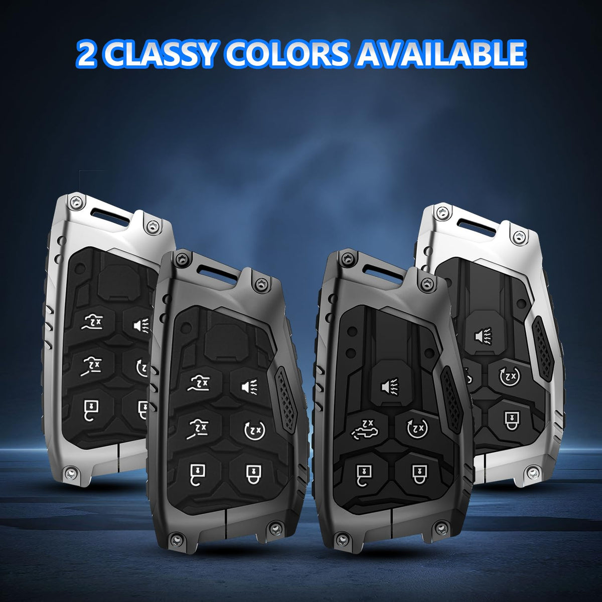 QBUC key cover on car console showing stylish everyday use benefit
