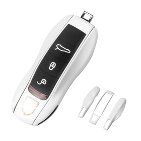 QBUC Porsche front view showing white painted cover and precise fit benefits
