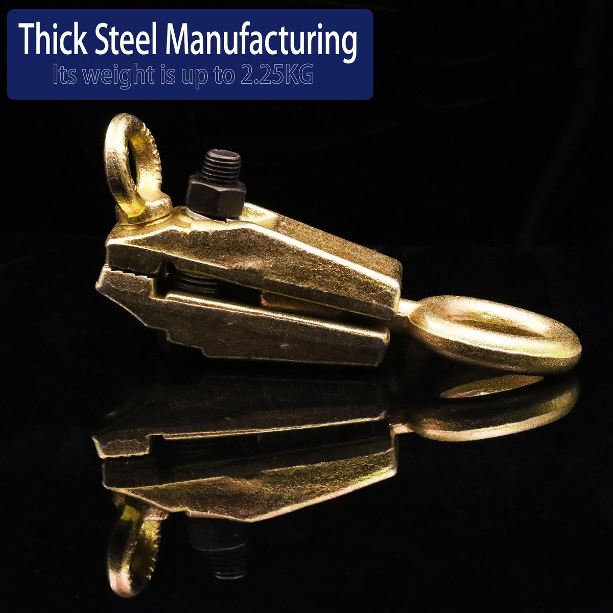 QDZCZY close-up serrated teeth demonstrating strong grip on metal benefit