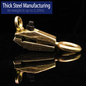 QDZCZY close-up serrated teeth demonstrating strong grip on metal benefit