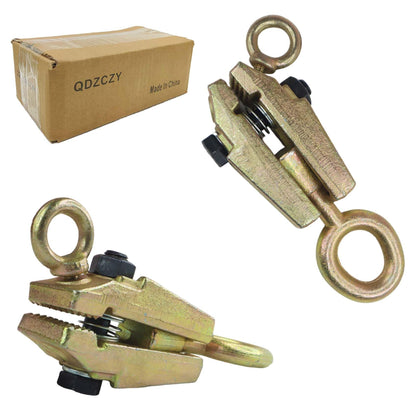 QDZCZY front view of two clamps showing durable build and included pair benefit
