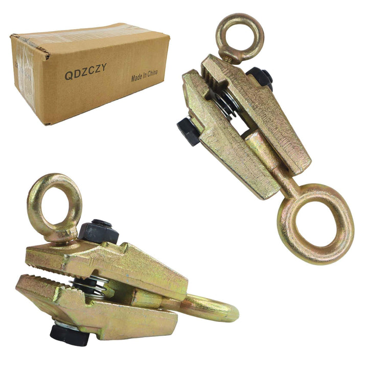 QDZCZY front view of two clamps showing durable build and included pair benefit