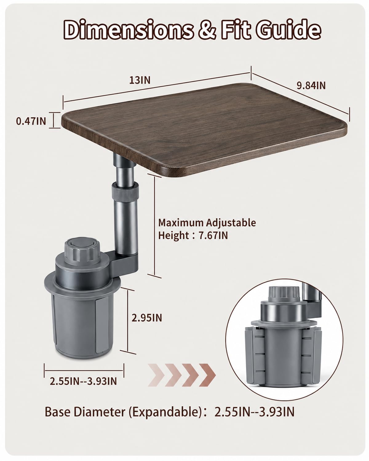 QENIVO scale comparison with water bottle showing size and load capacity benefit