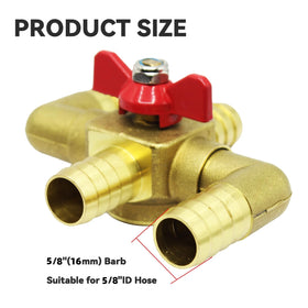 QEWHDJQ next to 16mm hose for scale confirming correct hose compatibility