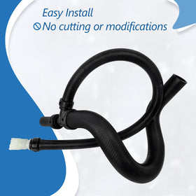 QFISH clamp and connector close-up showing secure mounting and leak prevention