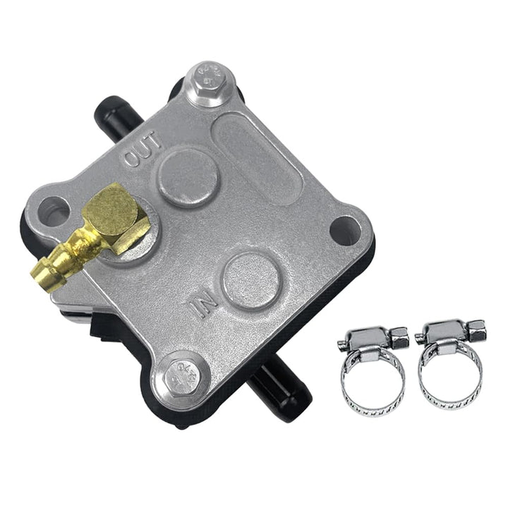 QFISH fuel pump front view showing compact direct-fit design and reliable performance