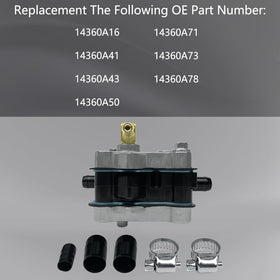 QFISH pump label and hose connections visible for easy identification and install