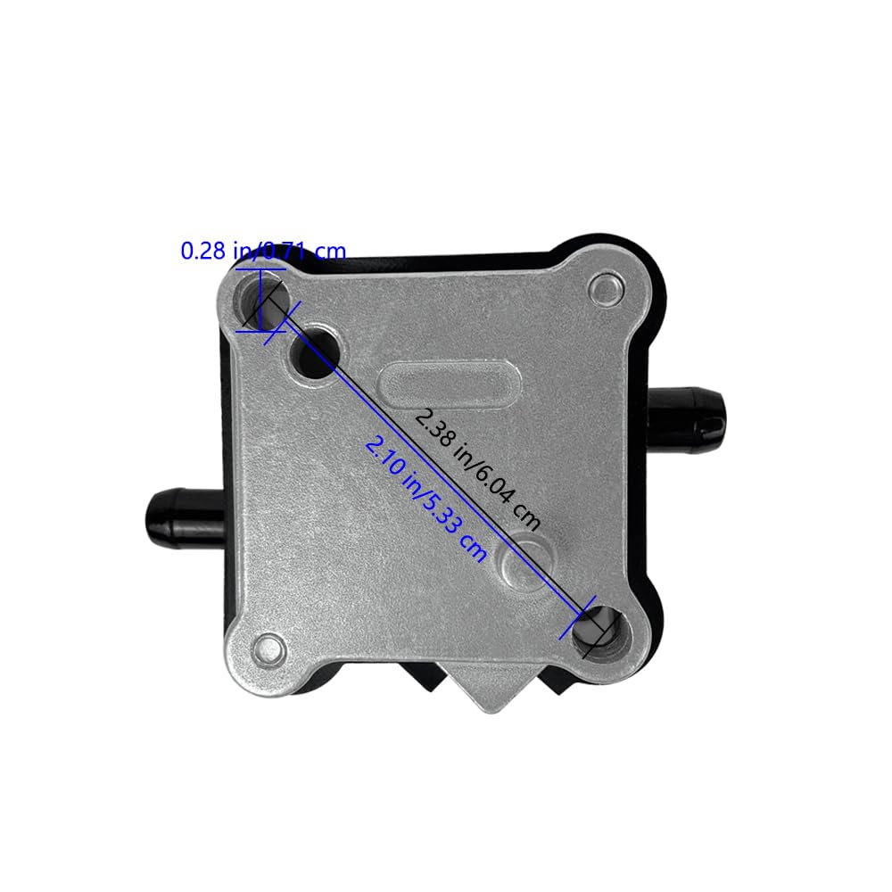 QFISH pump beside ruler to show scale for proper fitment and planning