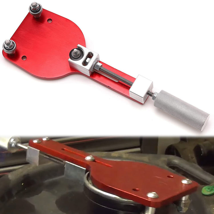 QHHR 77750 front view showing red anodized cutter, durable and precise