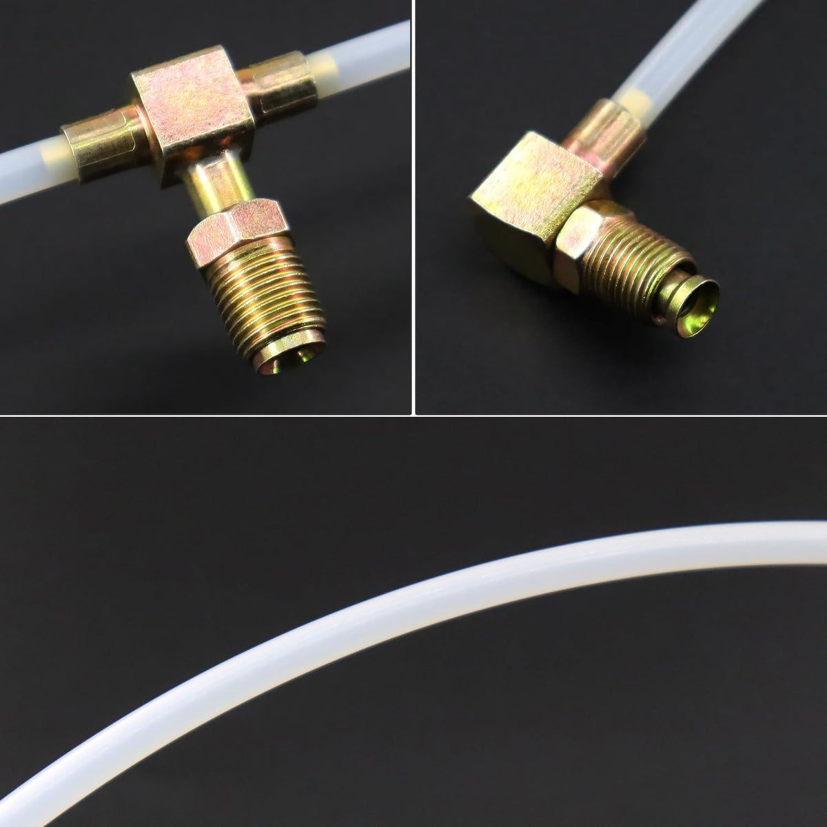 QHHR hoses laid out to show full 116-inch length for long factory runs and flexible routing