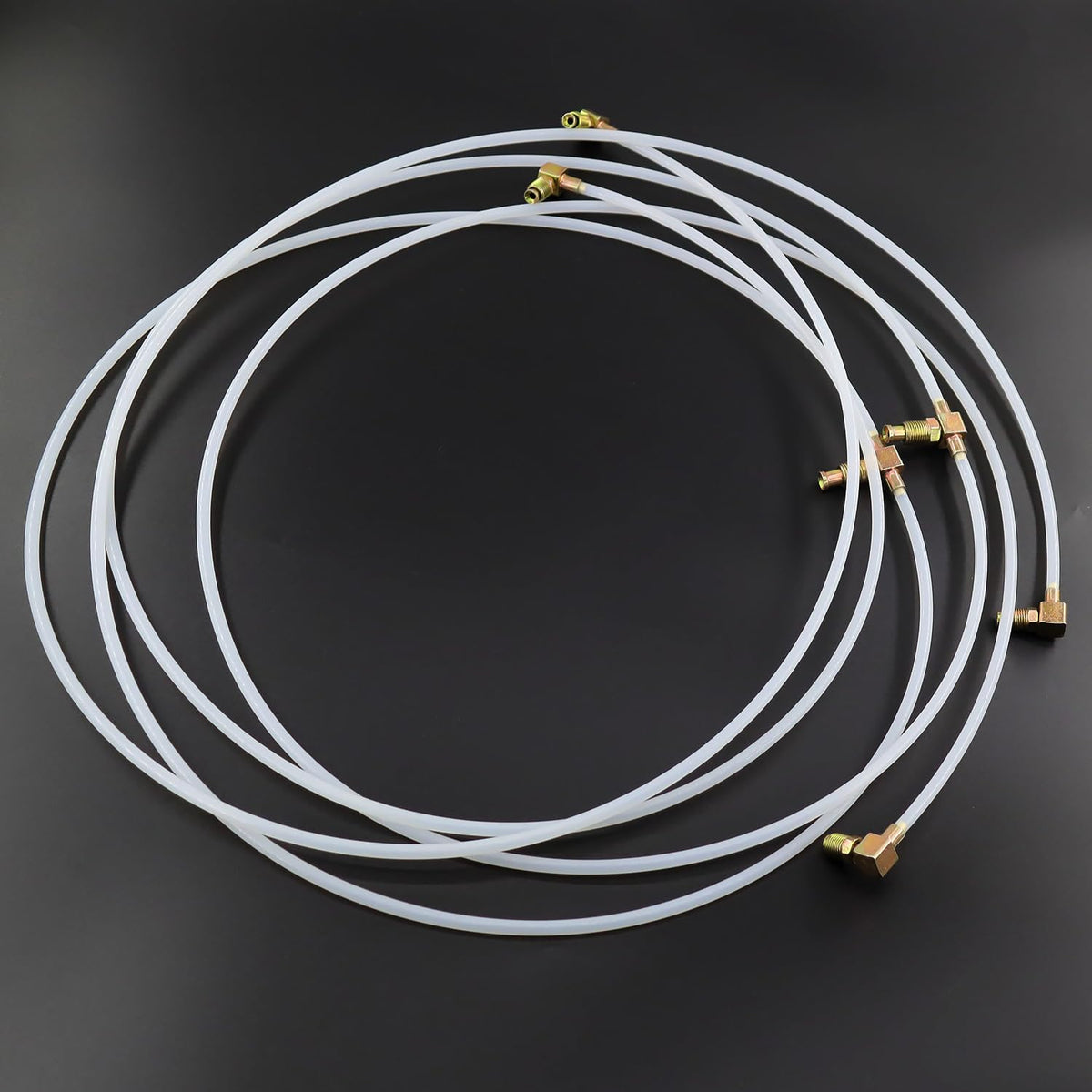 QHHR hose routed under dash during installation demonstrating neat fit and reduced wear