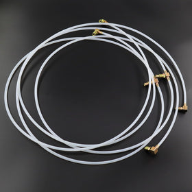 QHHR hose routed under dash during installation demonstrating neat fit and reduced wear