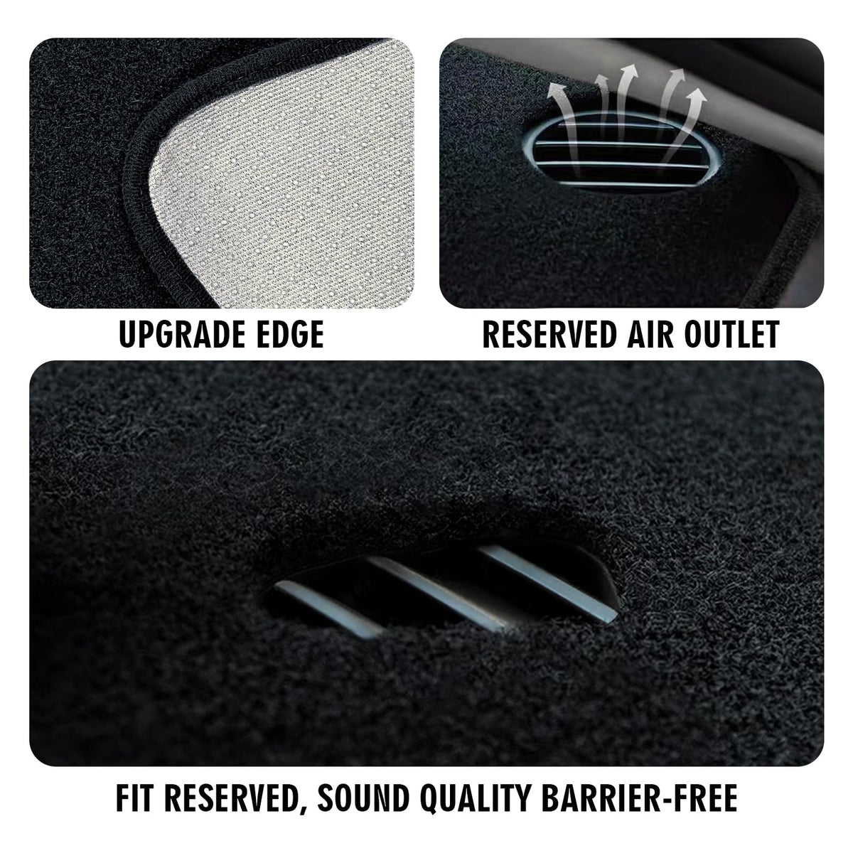 Qianjiang precise vent cutouts keep defrost airflow unobstructed and safe